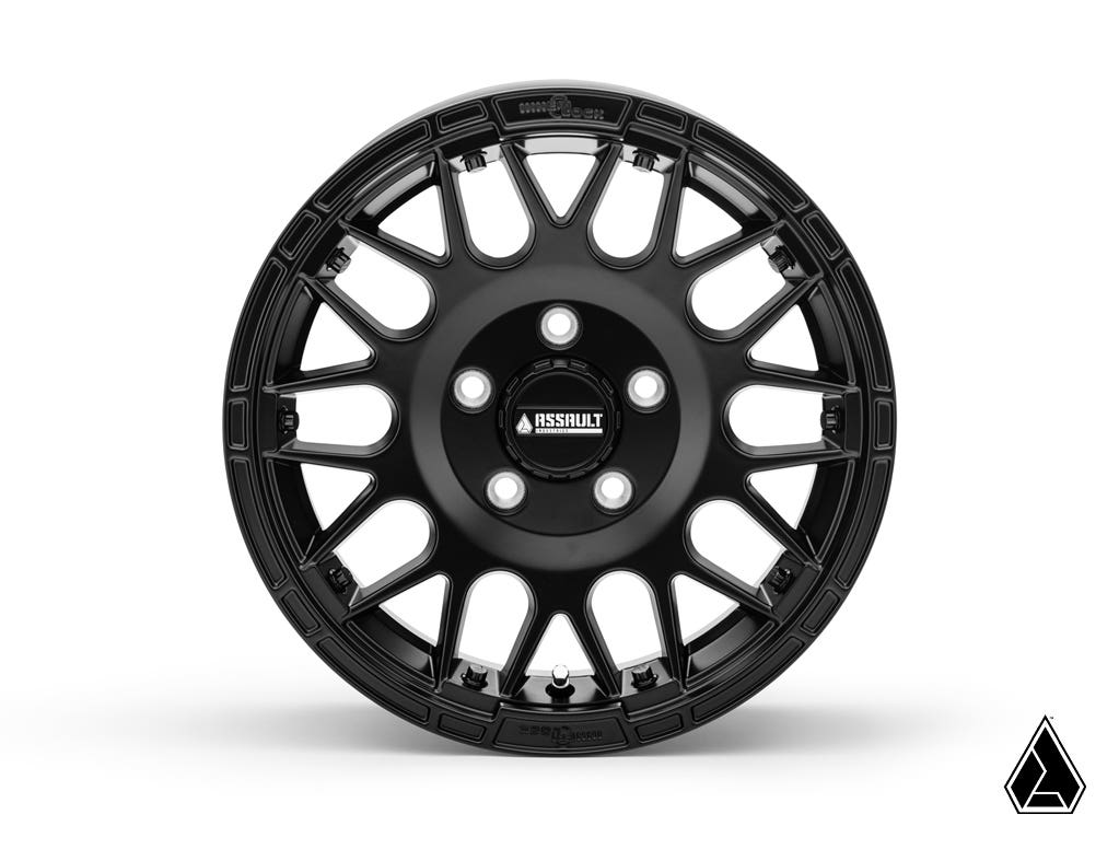 Standard XT Warrior Tires 30x10x15 on 15x7 Assault Industries Hellfire Satin Black Wheels 4/136 Pattern - image 3