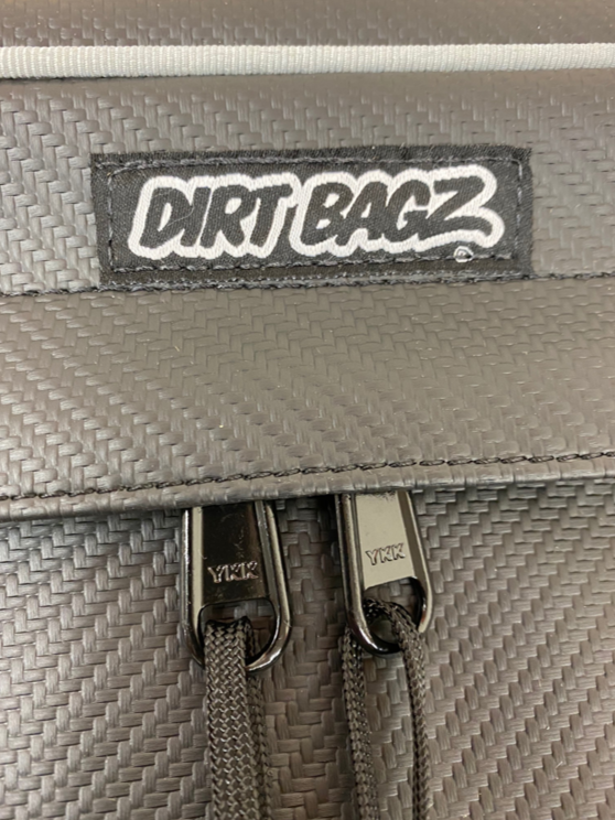 Honda Talon Door Bags — Honda Talon Door Bags by AJK Offroad Close Up of Dirt Bagz Logo