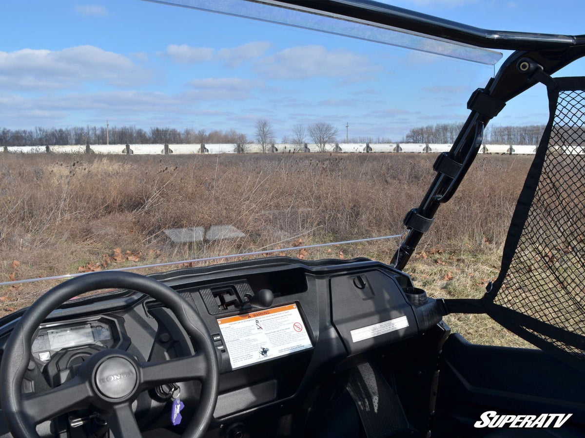 SuperATV Scratch Resistant Full Windshield for Honda Pioneer 1000 - image 5