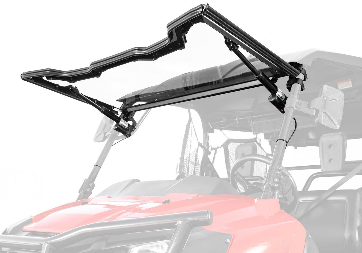 SuperATV MaxDrive Power Flip Windshield for Honda Pioneer 700