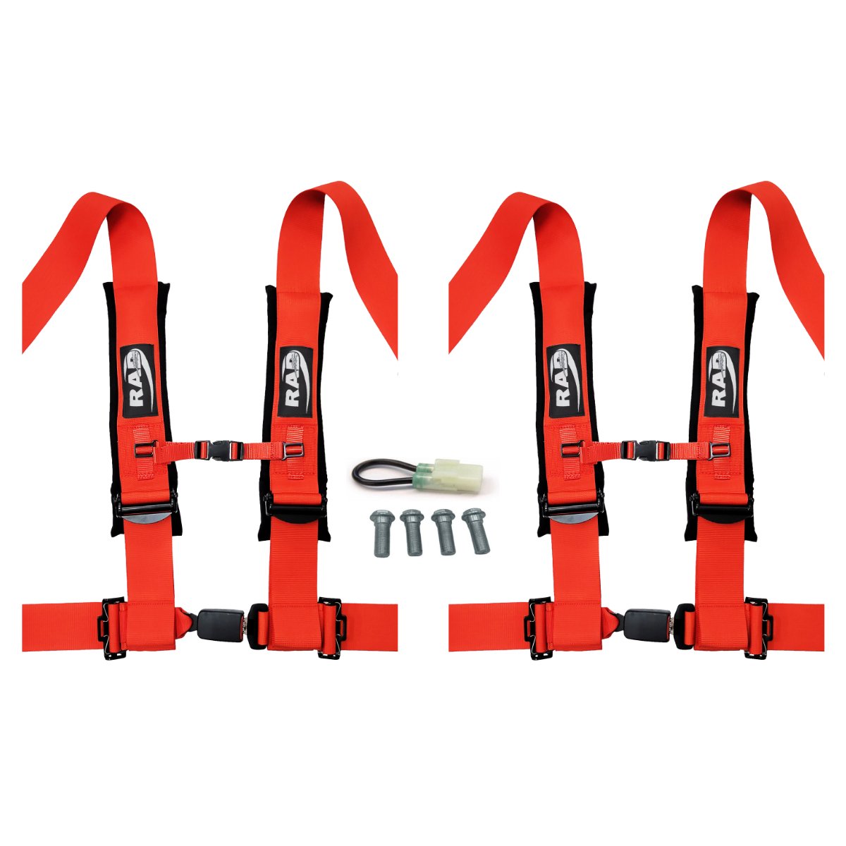 Honda Talon 4 point 3" Auto Latch Harnesses Kit - Rad UTV Parts