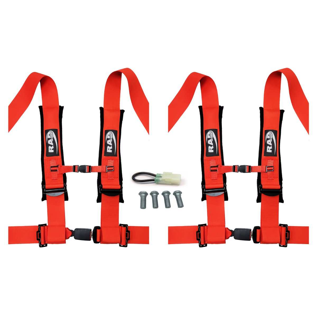 Honda Talon 4 point 3" Auto Latch Harnesses Kit - Rad UTV Parts