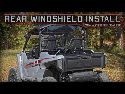 SuperATV Rear Windshield for Yamaha Wolverine X2 1000 - image 8