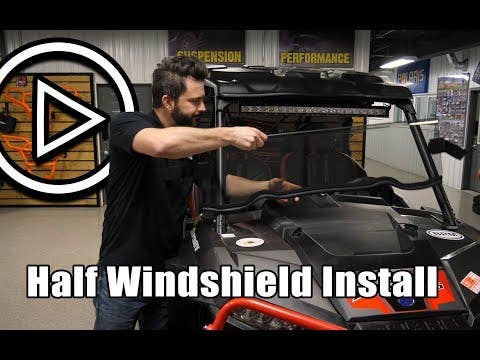 SuperATV Scratch-Resistant Half Windshield for CFMOTO ZForce 1000 - image 6