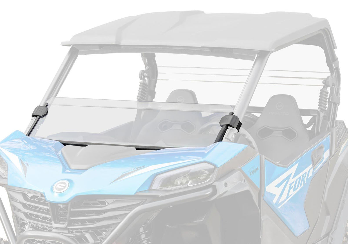 SuperATV Scratch-Resistant Half Windshield for CFMOTO ZForce 800 Trail