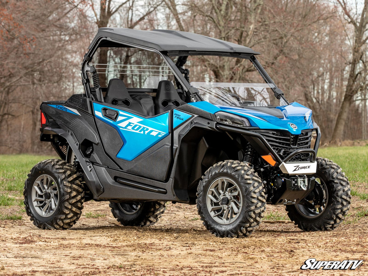 SuperATV Scratch-Resistant Half Windshield for CFMOTO ZForce 800 Trail - image 2