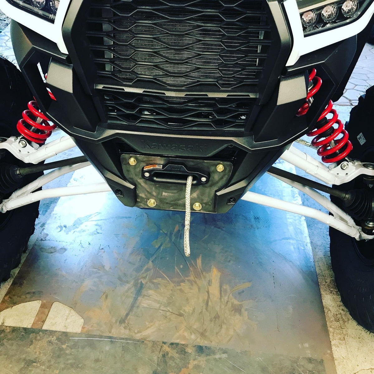 Kawasaki KRX Winch Plate product photo