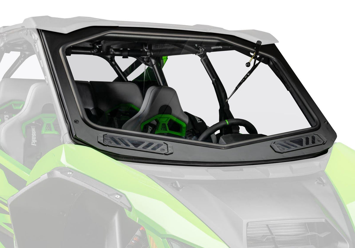 SuperATV Glass Windshield for Kawasaki Teryx H2
