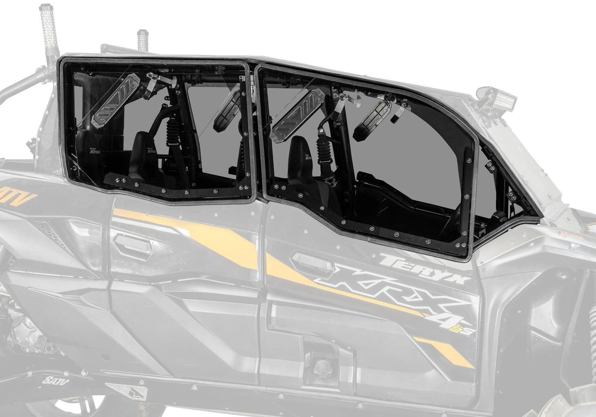 SuperATV Hard Cab Enclosure Upper Doors for Kawasaki Teryx KRX 4 1000 - image 7