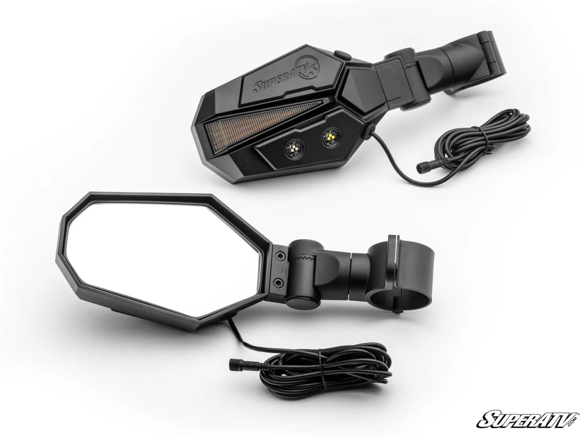 Kawasaki Lighted Side - View Mirrors - Rad UTV Parts