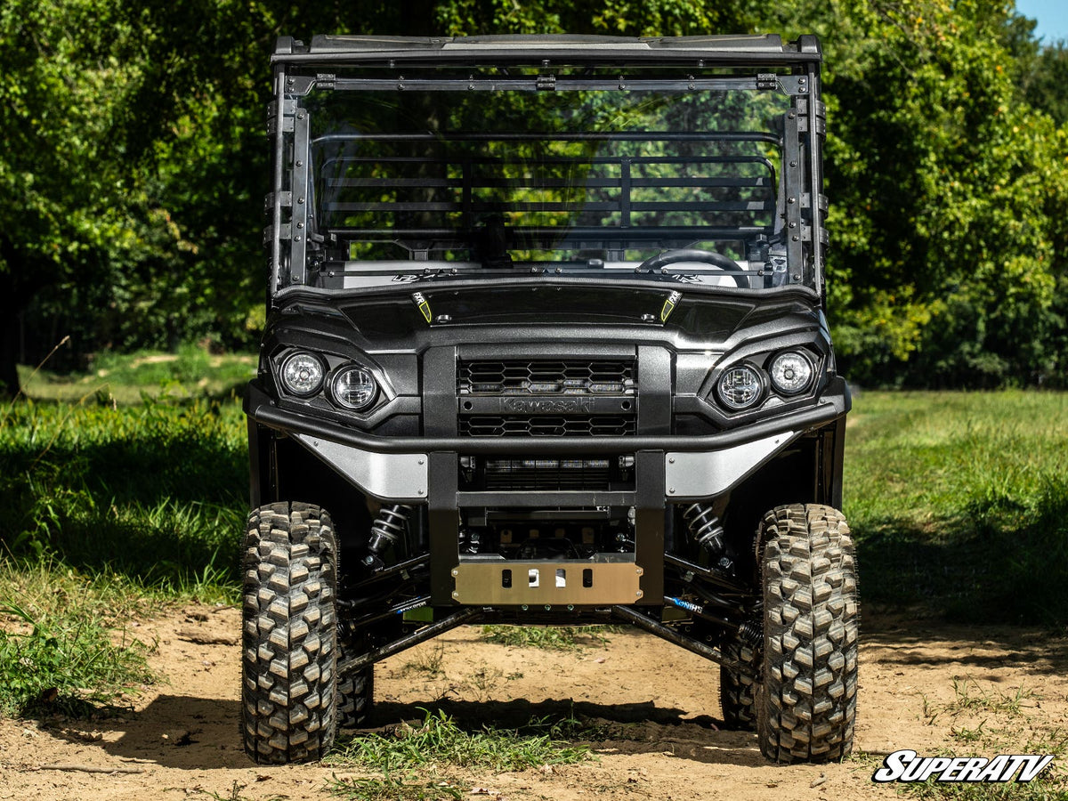 SuperATV Scratch Resistant Flip Windshield for Kawasaki Mule Pro - image 3