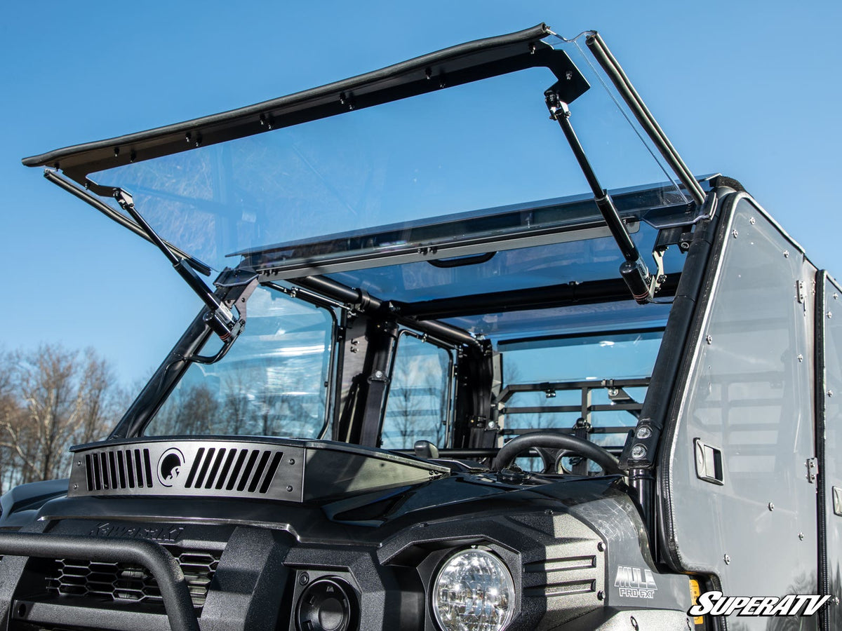 SuperATV MaxDrive Power Flip Windshield for Kawasaki Mule Pro - image 4