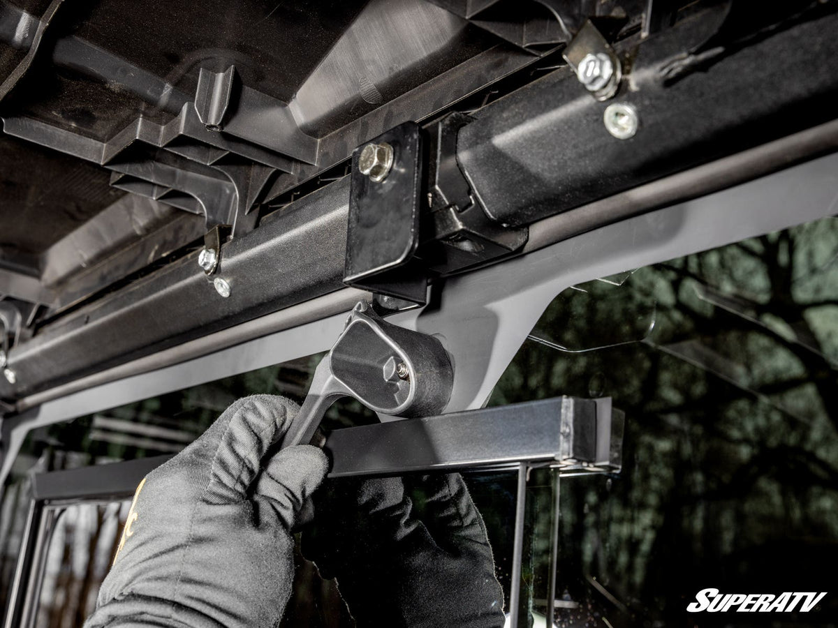 SuperATV Glass Sliding Rear Windshield for Kawasaki Ridge - image 6