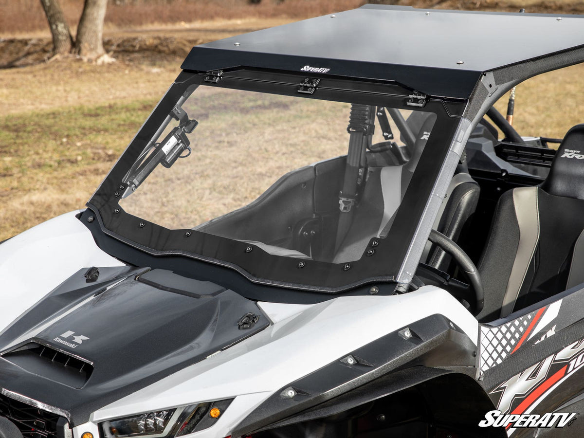 SuperATV MaxDrive Power Flip Windshield for Kawasaki Teryx KRX 1000 - image 2