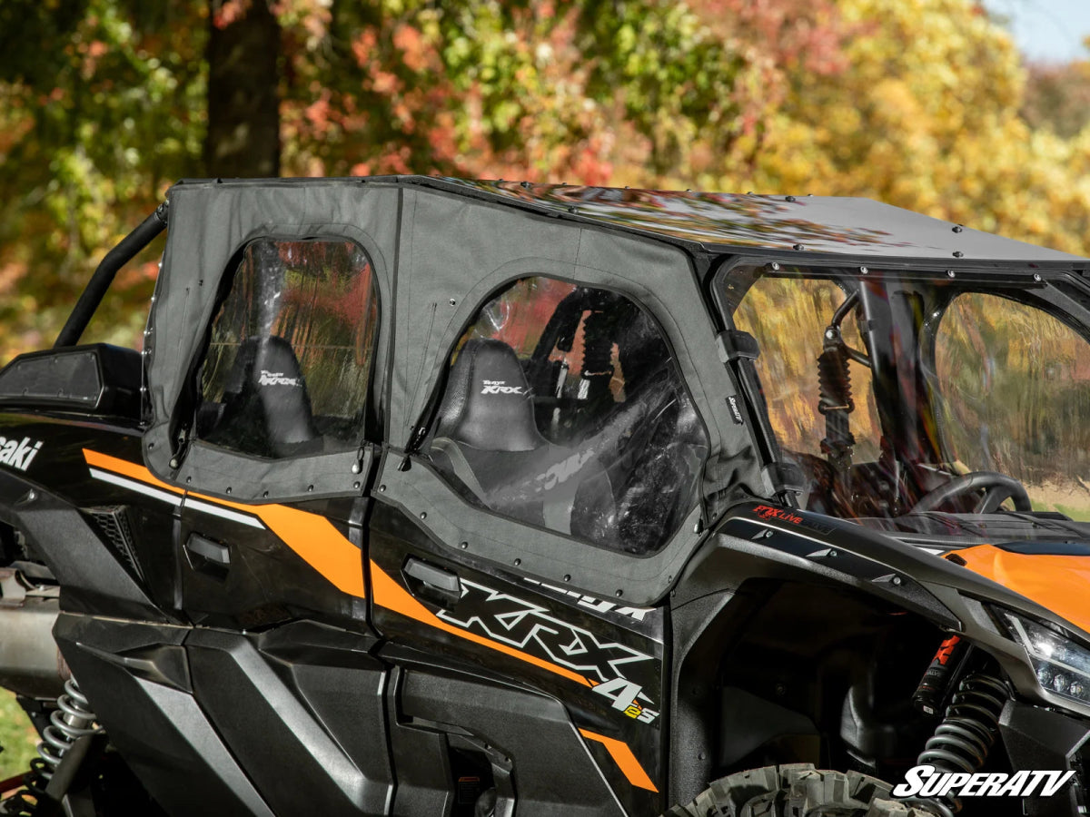 Kawasaki Teryx KRX 4 1000 Primal Soft Cab Enclosure Upper Doors - Rad UTV Parts