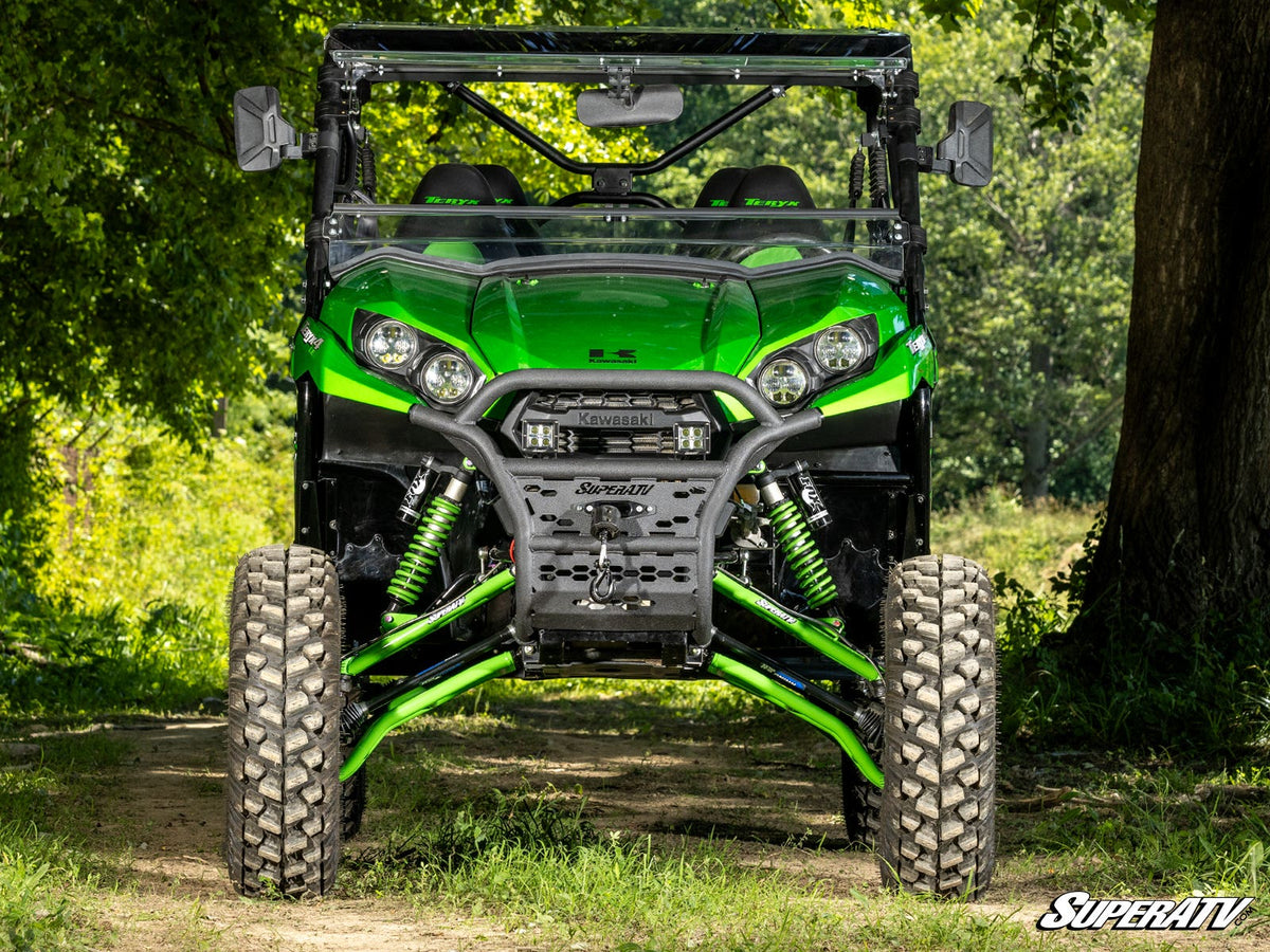 SuperATV Winch-Ready Tubed Front Bumper for Kawasaki Teryx - image 2