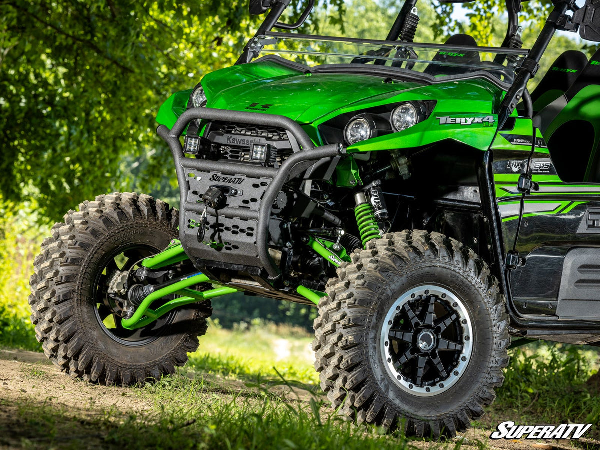 SuperATV Winch-Ready Tubed Front Bumper for Kawasaki Teryx S - image 5
