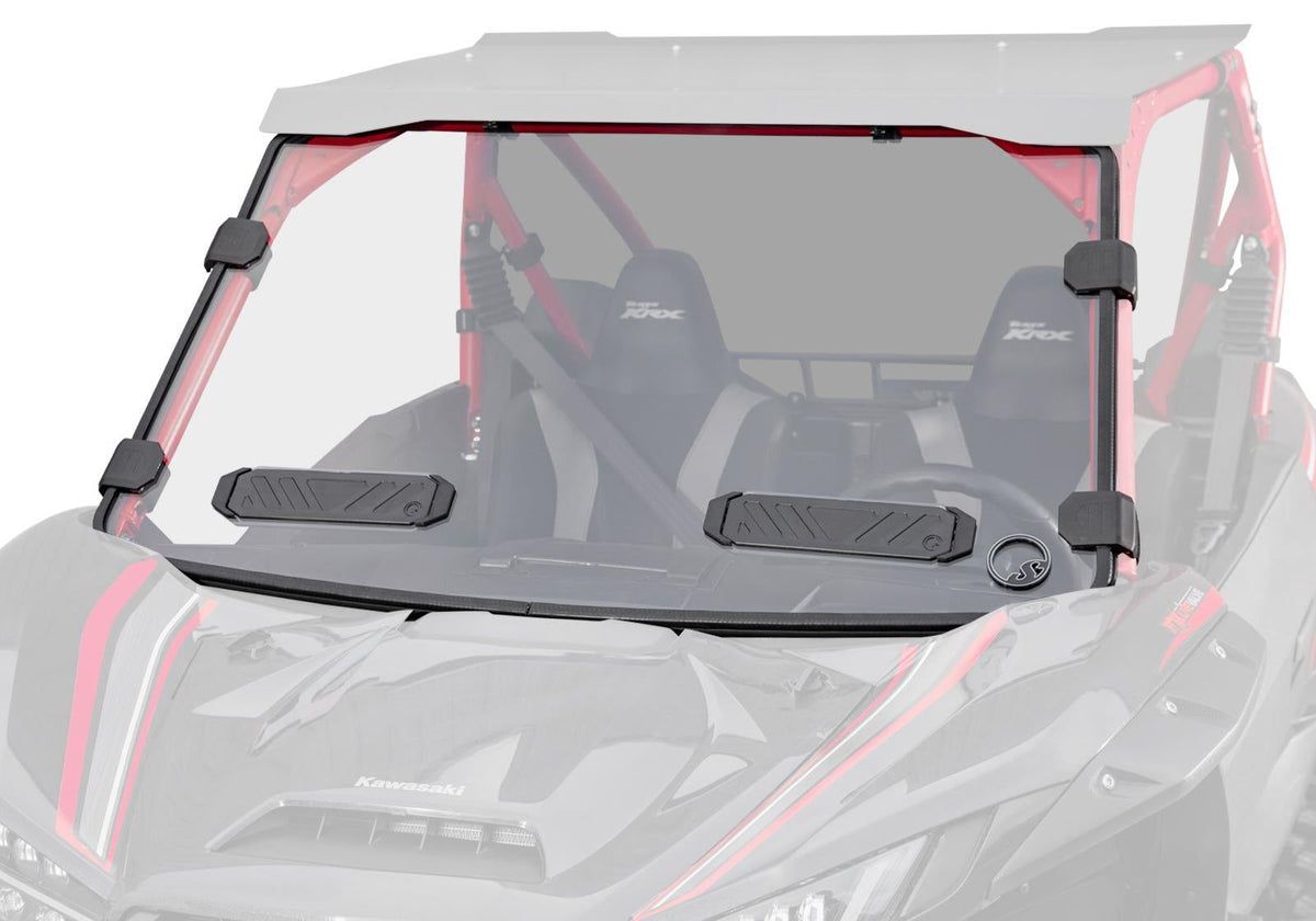 SuperATV Vented Full Windshield for Kawasaki Teryx KRX 1000