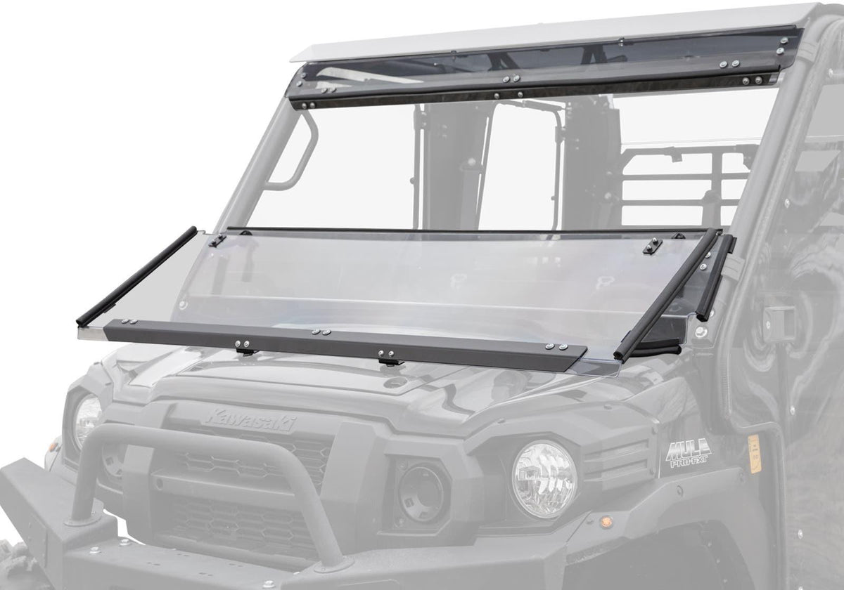 SuperATV 3-in-1 Windshield for Kawasaki Mule Pro