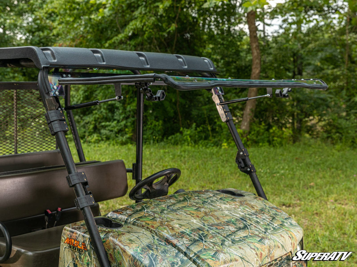 SuperATV Scratch-Resistant Flip Windshield for Kawasaki MULE 4000/4010 - image 3