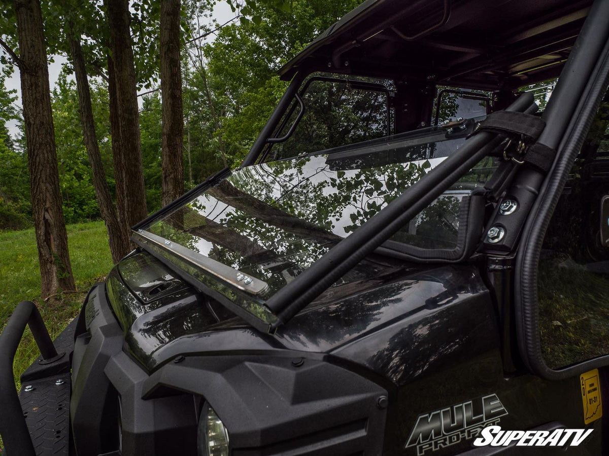 SuperATV Flip Down Windshield for Kawasaki Mule Pro - image 6