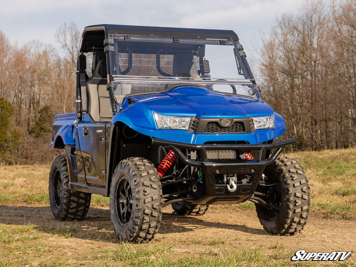 SuperATV KYMCO UXV Scratch-Resistant Flip Windshield - image 2