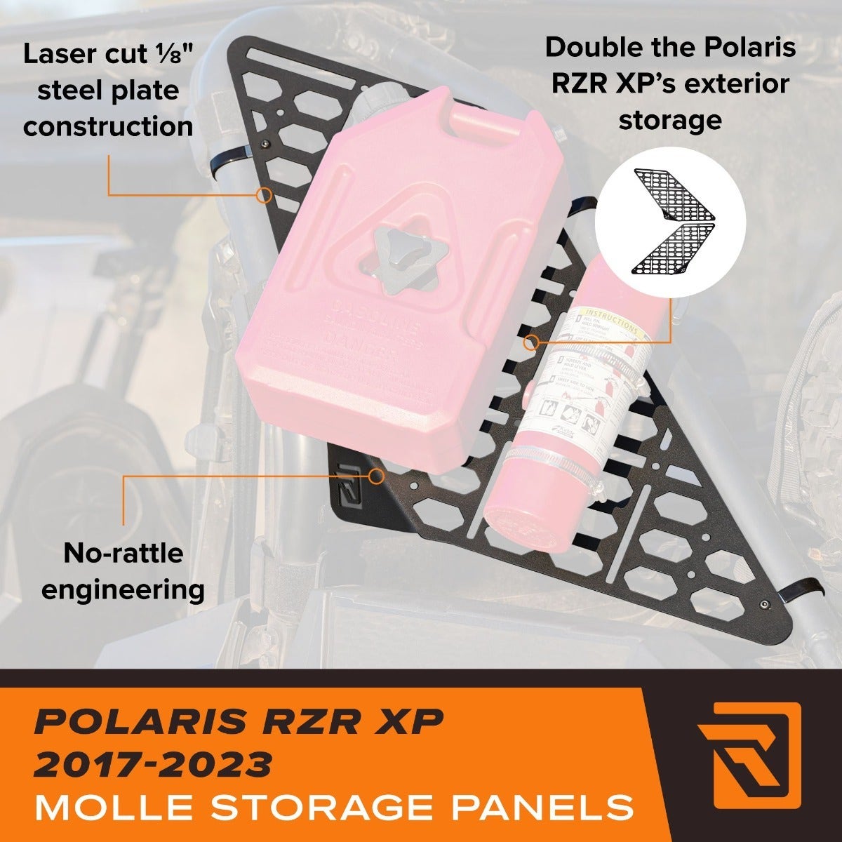 Polaris RZR XP 2017-2023 MOLLE Storage Panels