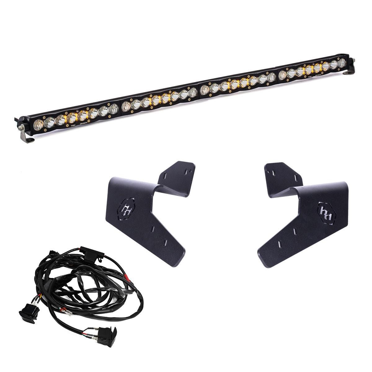 Maverick R 40" S8 Roof Mount Light Bar Kit | Baja Designs - Rad UTV Parts