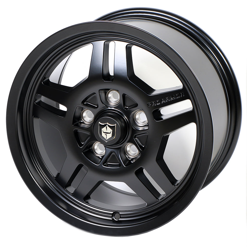 Pro Armor Rally 5 Matte Black UTV Wheels, 5x114.3 — product view