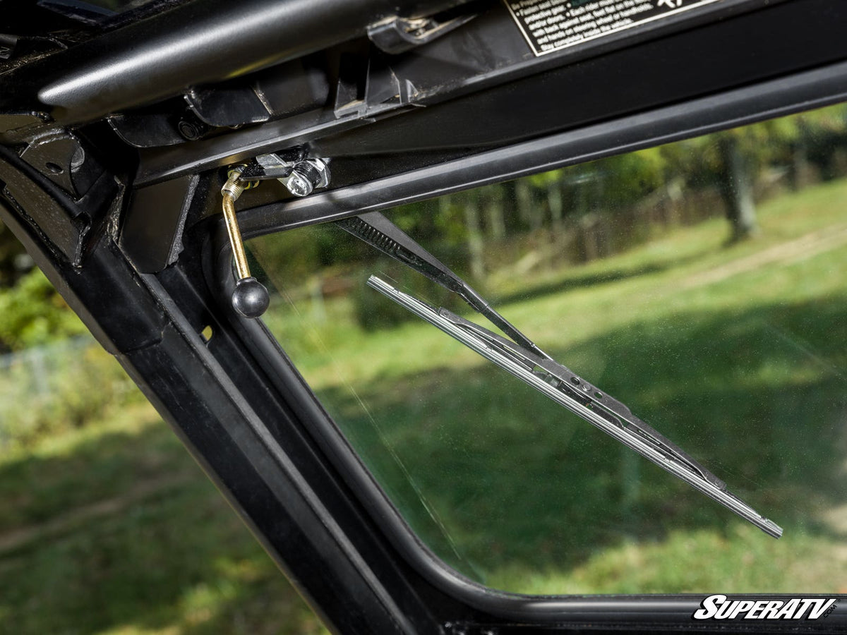 SuperATV Flip-Down Glass Windshield for Polaris General 1000 - image 8
