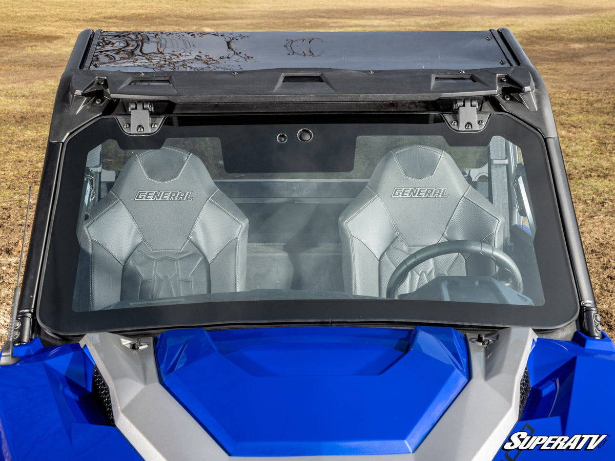 SuperATV MaxDrive Power Flip Glass Windshield for Polaris General 1000 - image 10