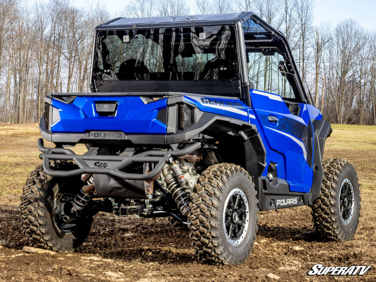 SuperATV Rear Glass Windshield for Polaris General XP 1000 - image 2