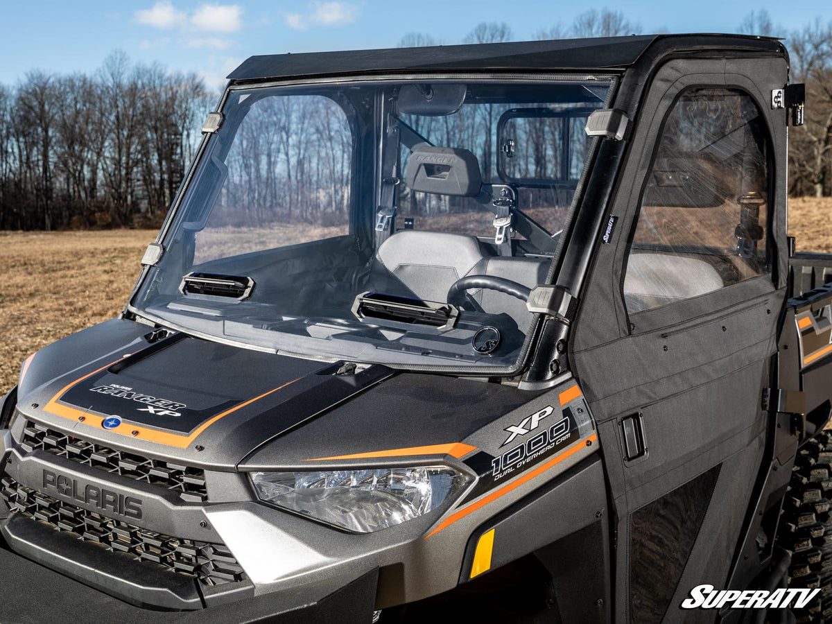SuperATV Vented Full Windshield for Polaris Ranger 1000 - image 10