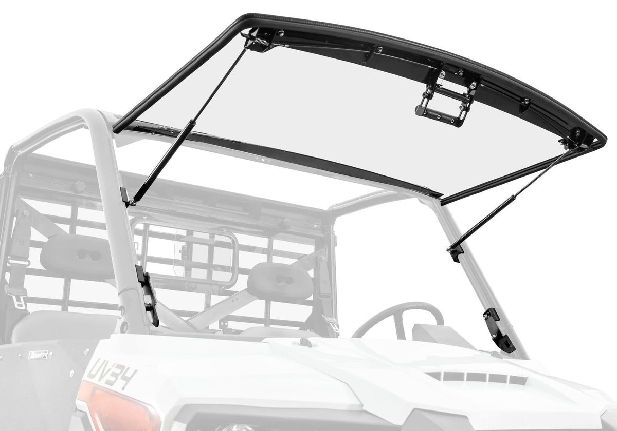 SuperATV Scratch-Resistant Flip Windshield for Bobcat UV34
