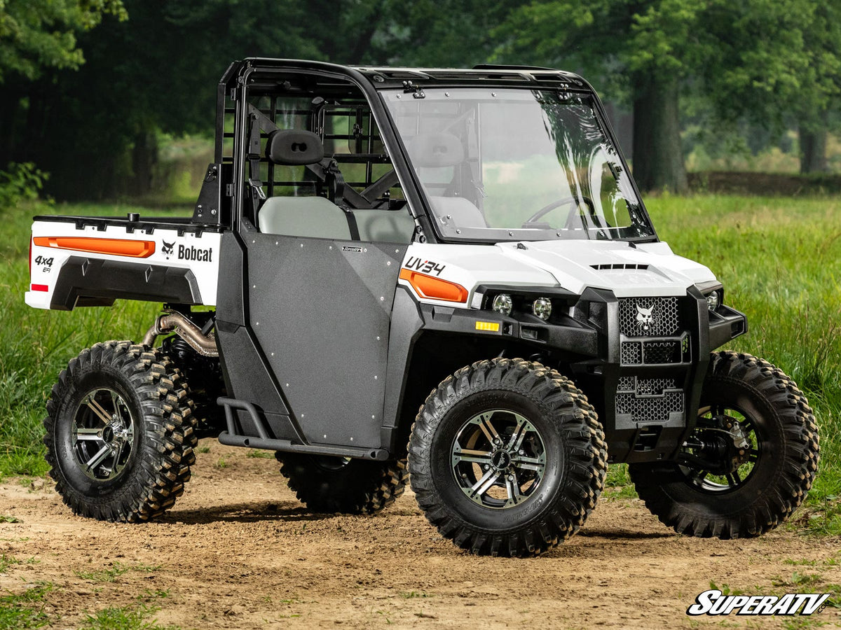 SuperATV Scratch-Resistant Flip Windshield for Bobcat UV34 - image 2