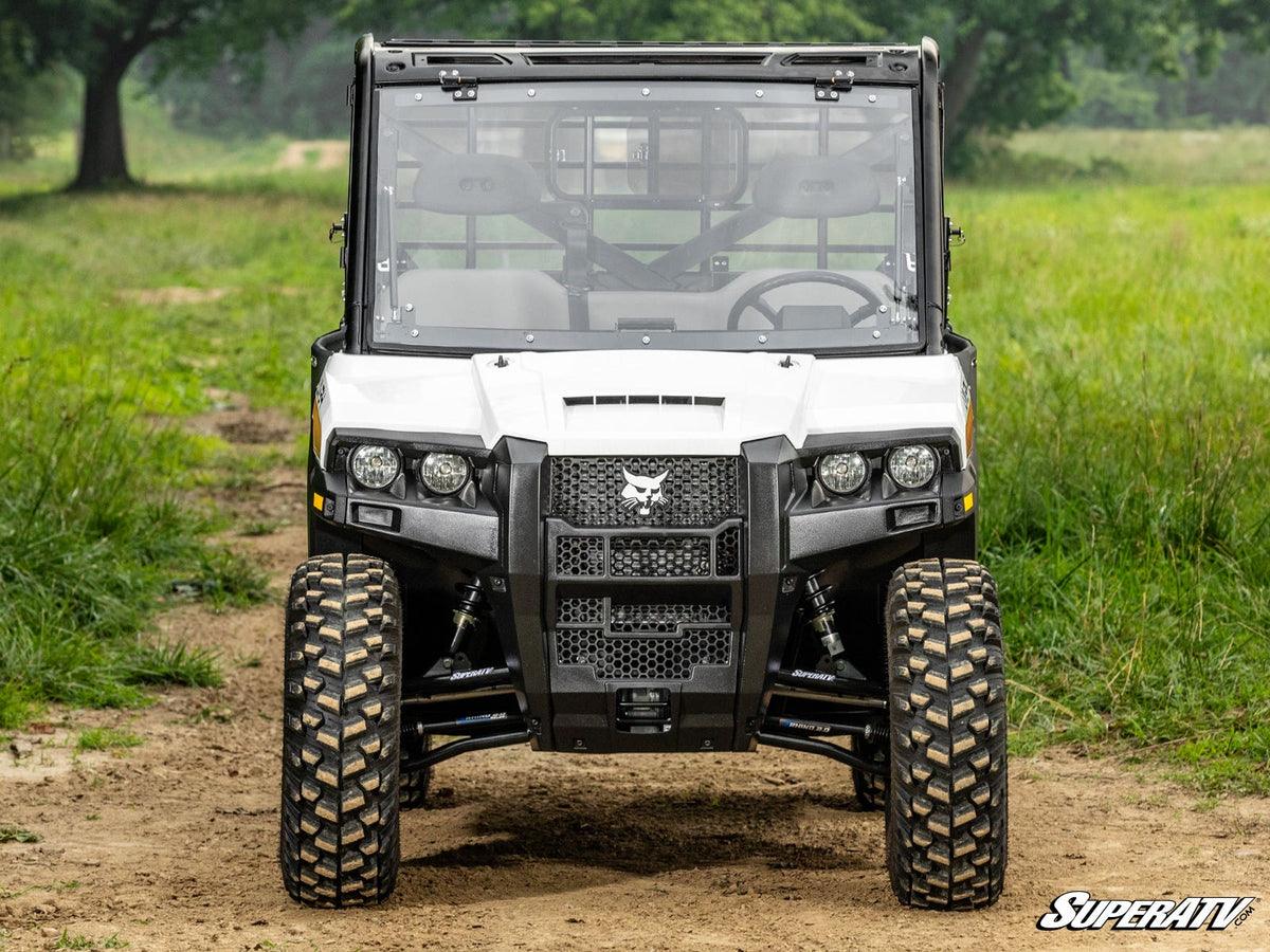 SuperATV Scratch-Resistant Flip Windshield for Bobcat UV34 - image 4