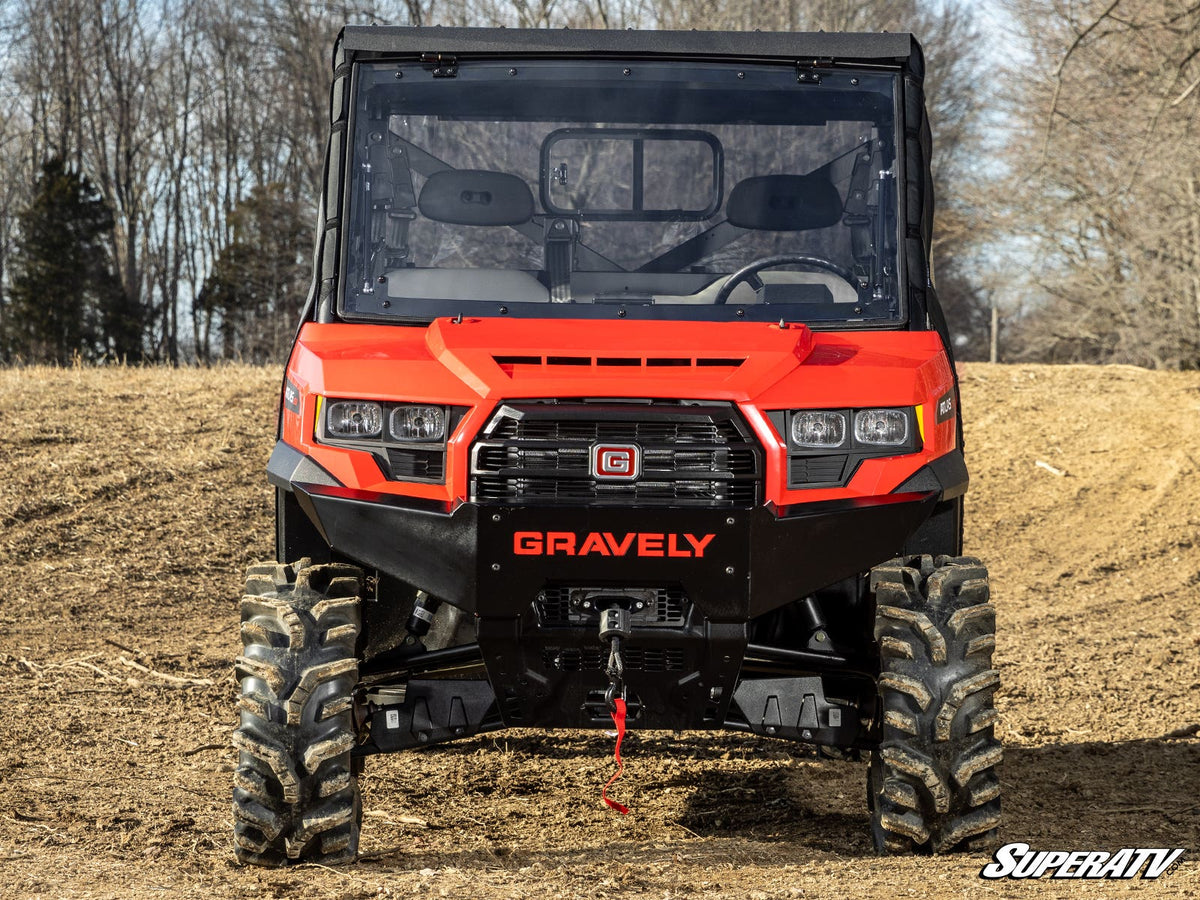 SuperATV JSV Scratch-Resistant Flip Windshield for Gravely Atlas - image 2