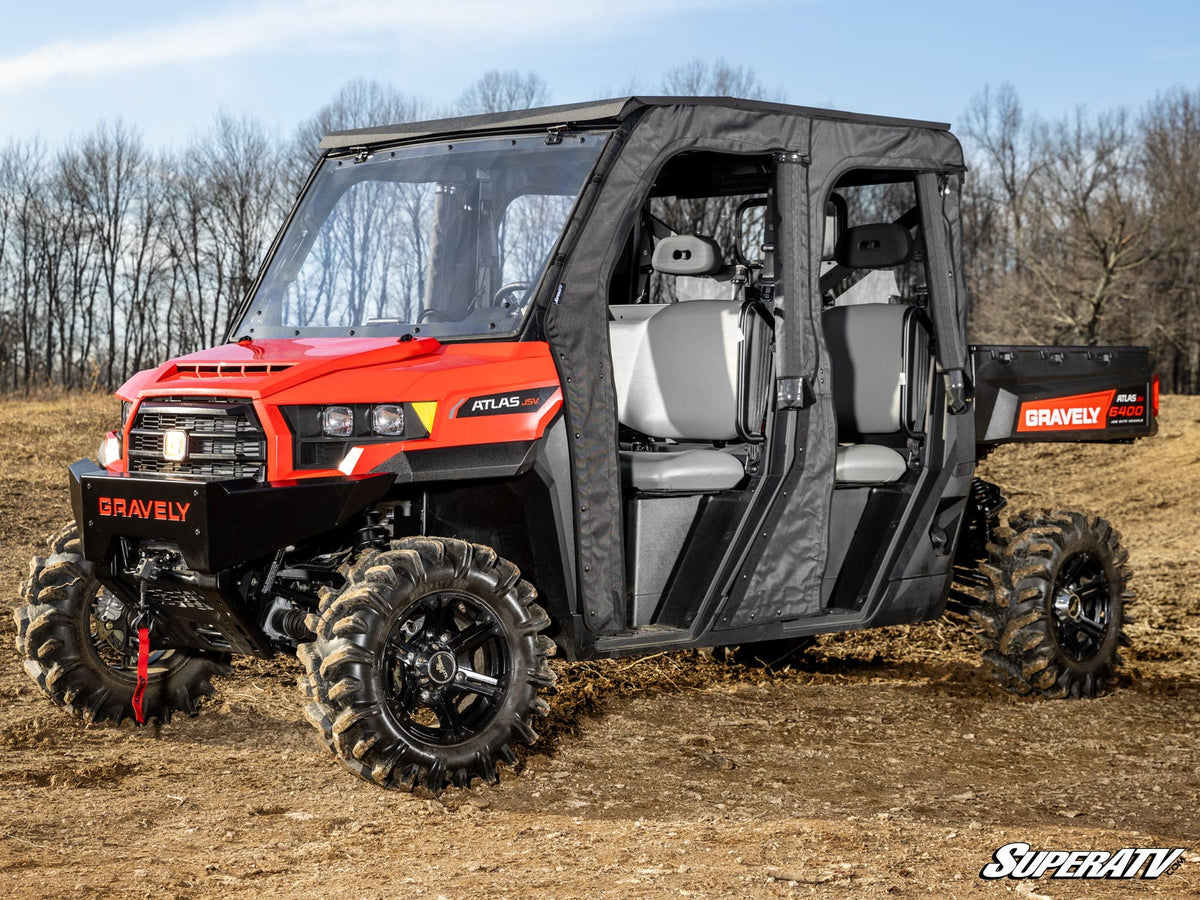 SuperATV JSV Scratch-Resistant Flip Windshield for Gravely Atlas - image 4