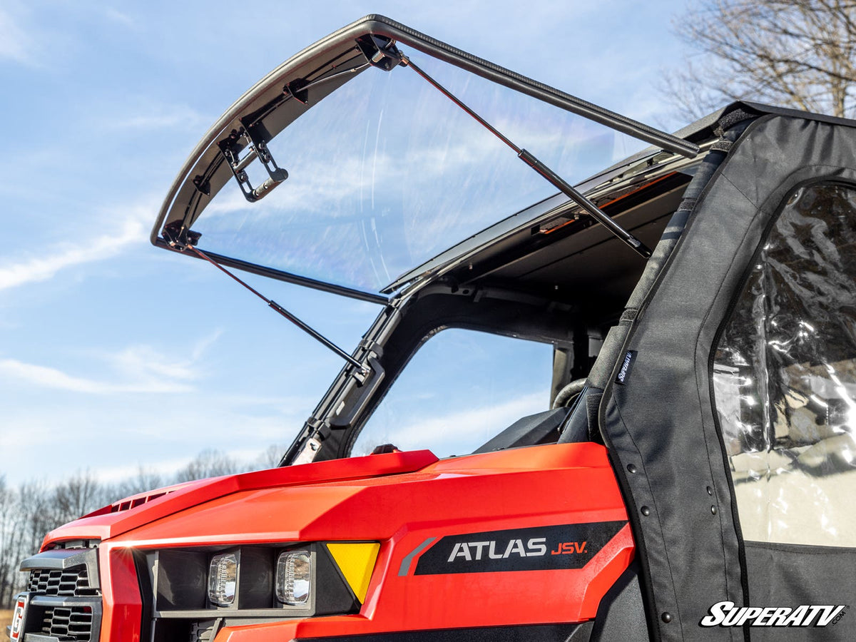 SuperATV JSV Scratch-Resistant Flip Windshield for Gravely Atlas - image 6
