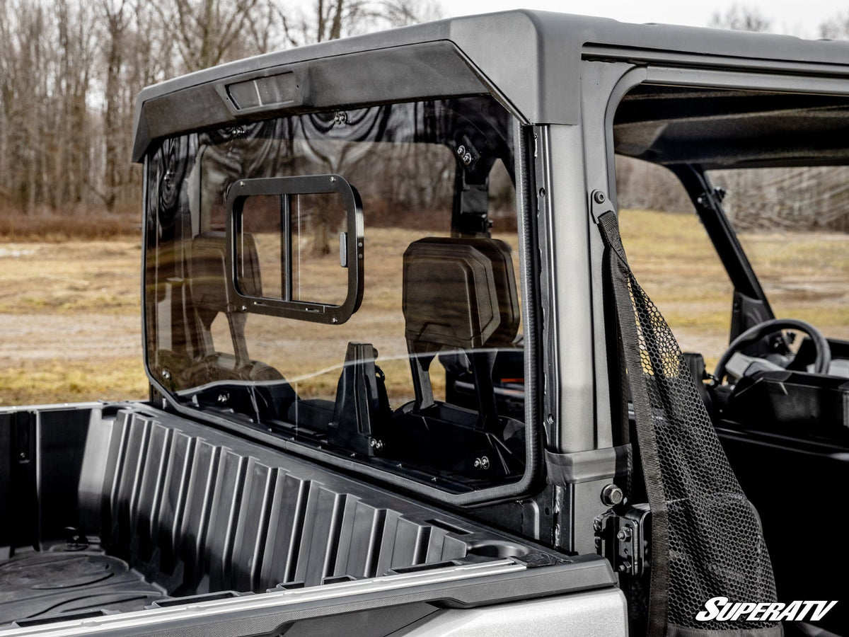 SuperATV Sliding Rear Windshield for Polaris Ranger XD 1500 - image 6