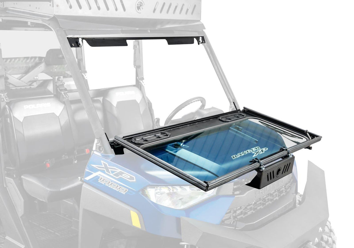 SuperATV Flip Down Glass Windshield for Bobcat UV34