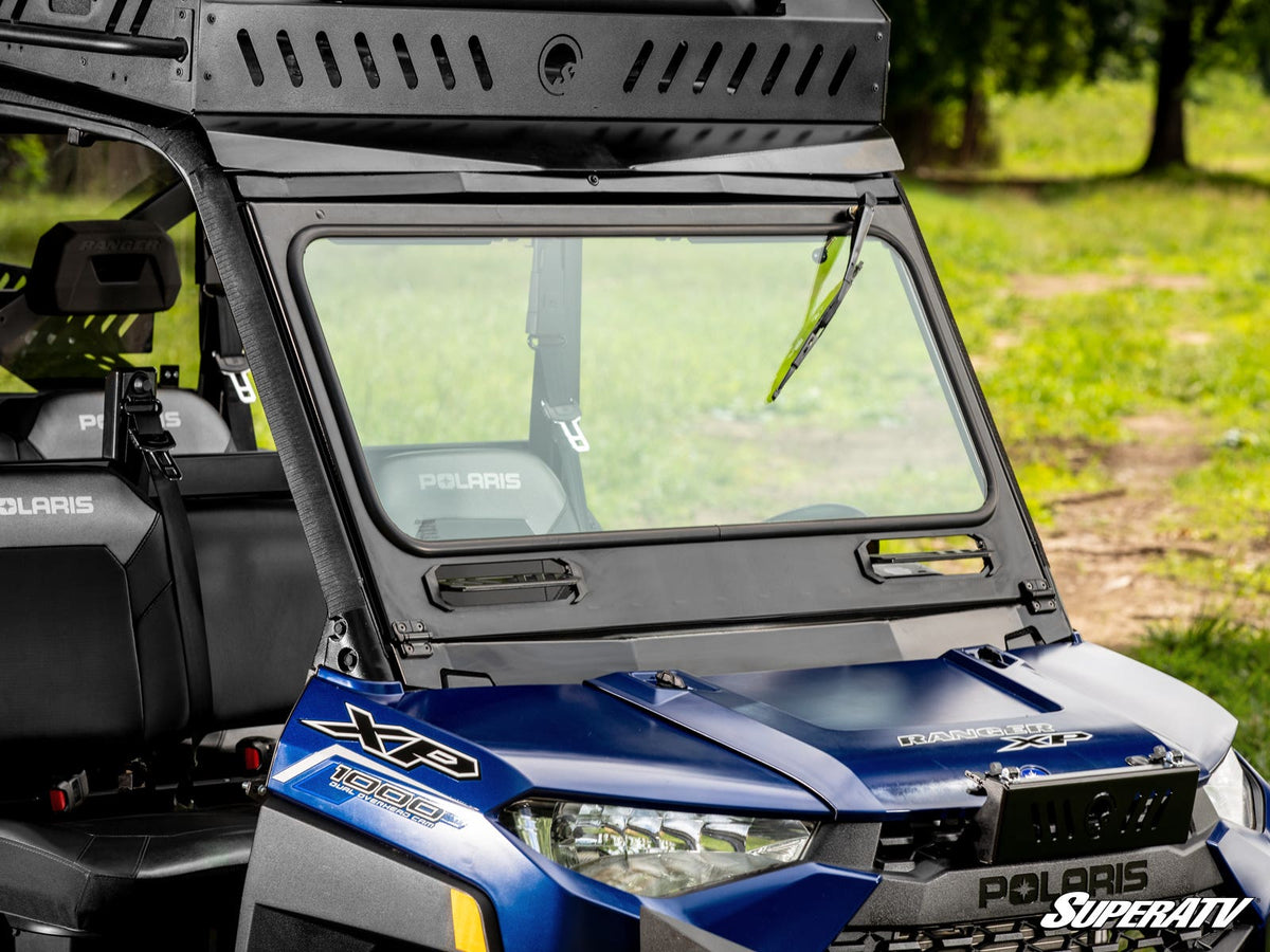 SuperATV Flip Down Glass Windshield for Polaris Ranger XP 1000 - image 4