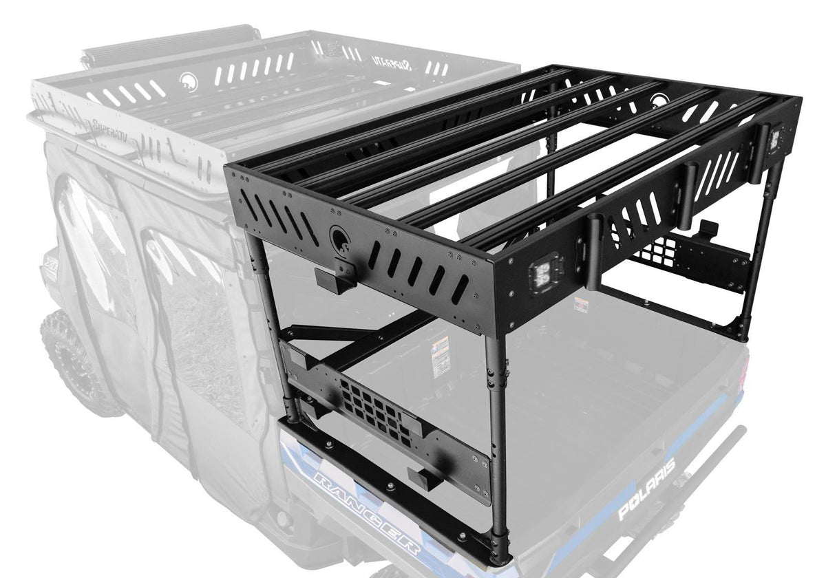 SuperATV Outfitter Bed Rack for Polaris Ranger XP 570