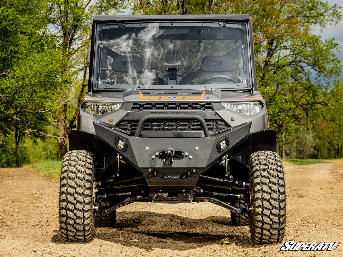 SuperATV Scratch-Resistant Flip Windshield for Polaris Ranger XP Kinetic - image 9