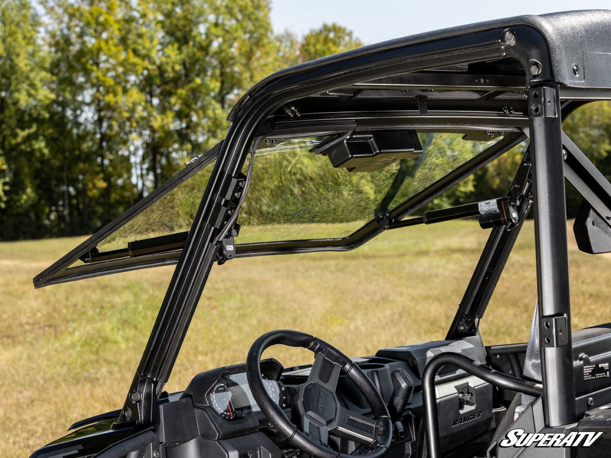 SuperATV MaxDrive Power Flip Glass Windshield for Polaris Ranger 1000 - image 17