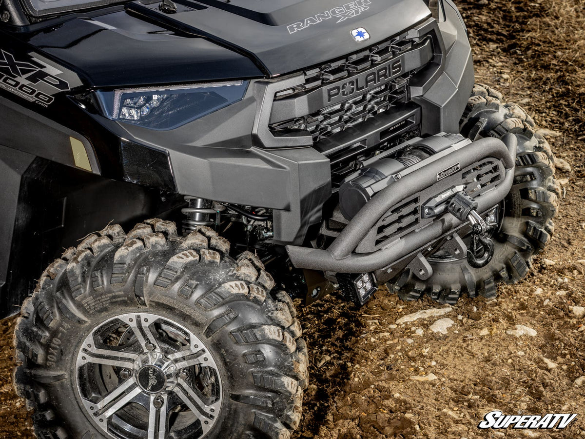 SuperATV Winch-Ready Low-Profile Front Bumper for Polaris Ranger XP 1000 - image 6