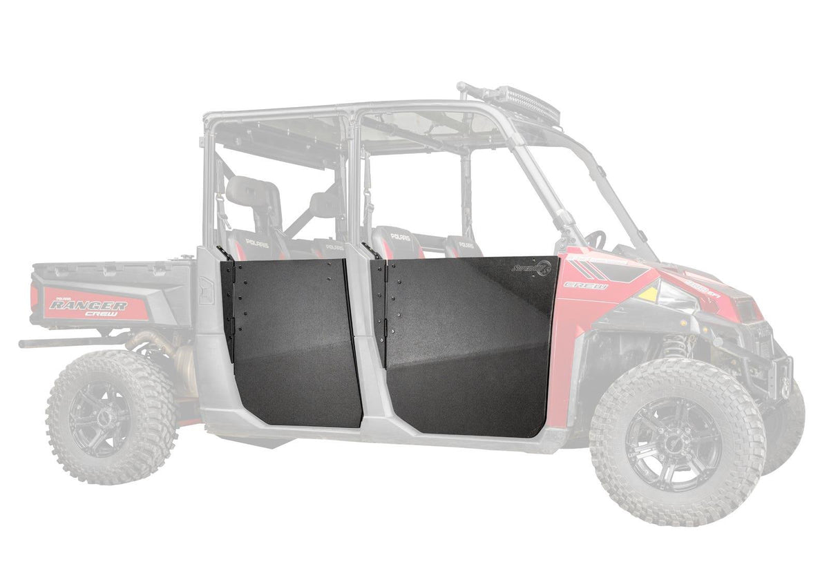 SuperATV HDPE Half Doors for Polaris Ranger XP 900 Crew