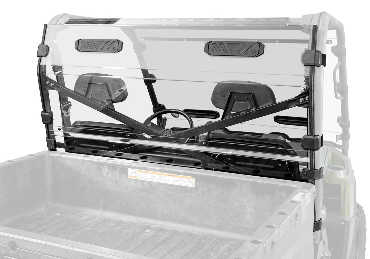 SuperATV Vented Full Rear Windshield for Polaris Ranger 900 Diesel