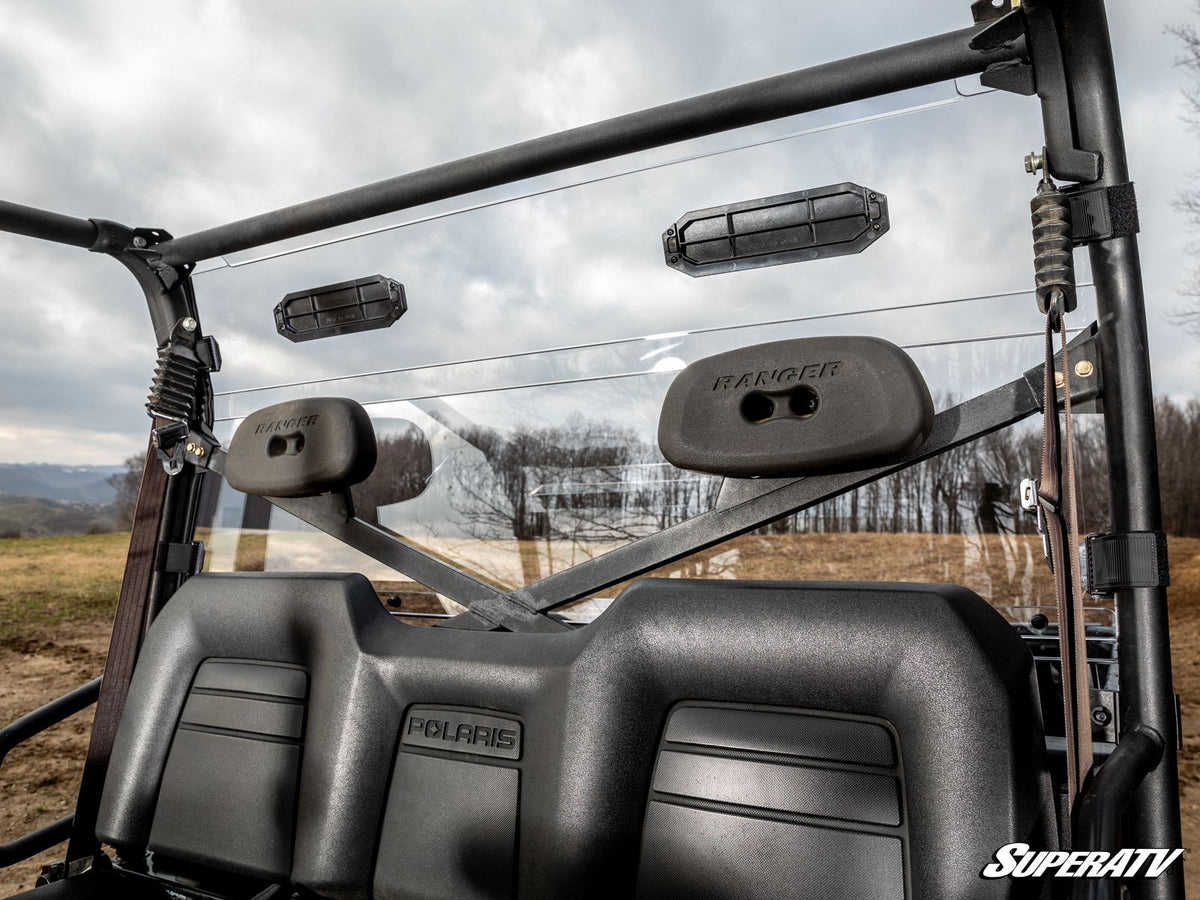 SuperATV Vented Full Rear Windshield for Polaris Ranger 900 Diesel - image 5