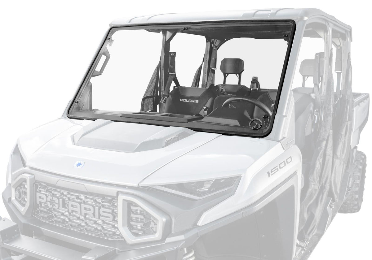 SuperATV Scratch-Resistant Full Windshield for Polaris Ranger XD 1500